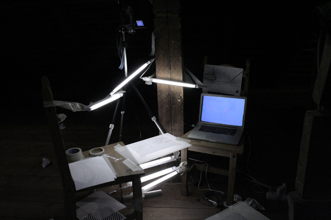 Karoline Riha _Artist_Devices_ Site Specific Installation_Experimental Film Kunstmühle Himmelberg