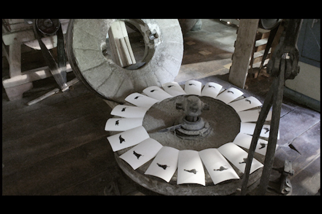 Karoline Riha _Artist_Devices_ Site Specific Installation_Experimental Film Kunstmühle Himmelberg